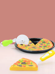 ELMAS Kids Pizza Cutting Playset - Fun Kitchen Toy!