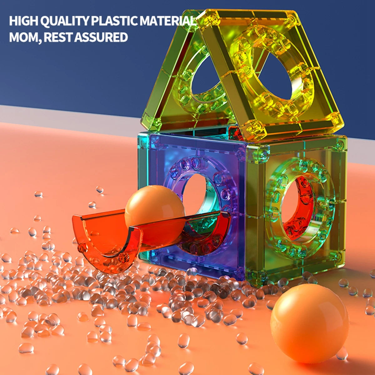 ELMAS Creative Magnetic Building Tiles for Kids - Al Masam Stationery LLC