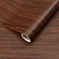ELMAS Retro Faux Wood Waterproof Vinyl Wallpaper Roll - Al Masam Stationery LLC