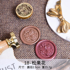 Eagle Pegasus Fox Frosted Fire Seal Stamp Diy Craft Toy Multi-Layer Handbook Brass Stamp Head Envelope Invitation Letter Toys