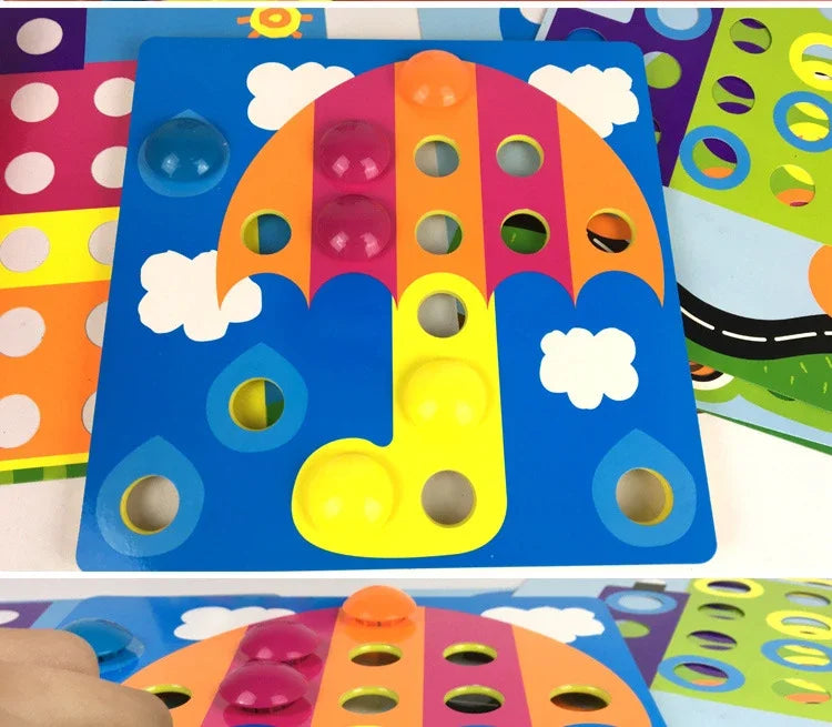 ELMAS New Mushroom Nail DIY Creative Montessori Toy - Al Masam Stationery LLC