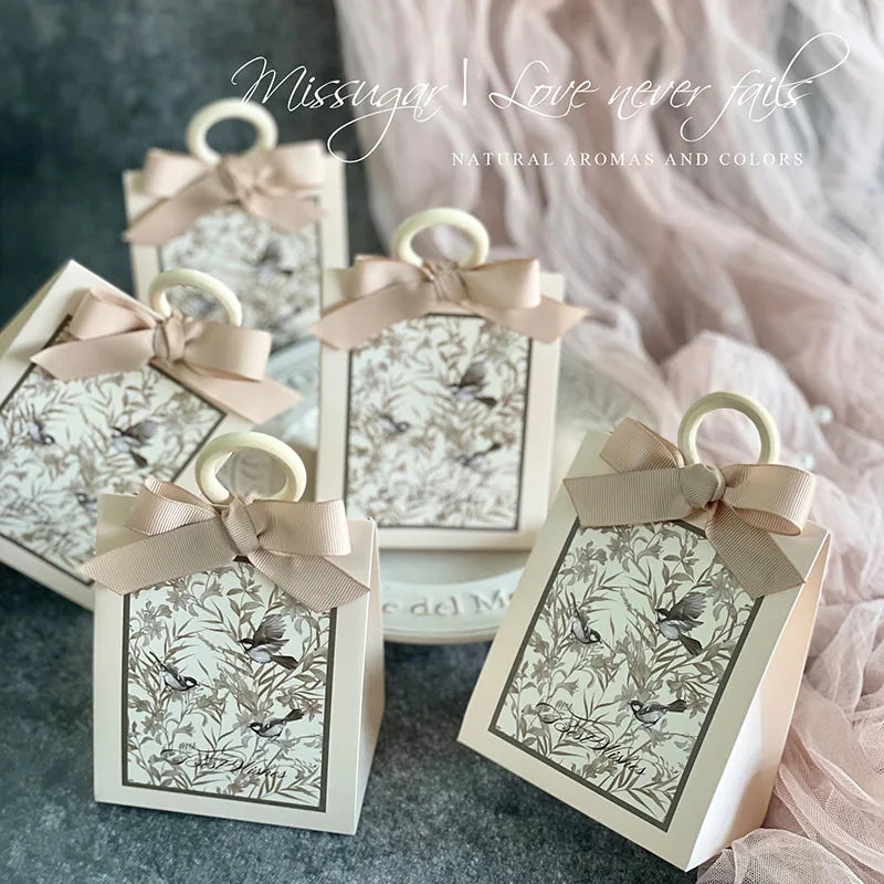 ELMAS Flowers Birds Forest Wedding Candy Box Favors - Al Masam Stationery LLC