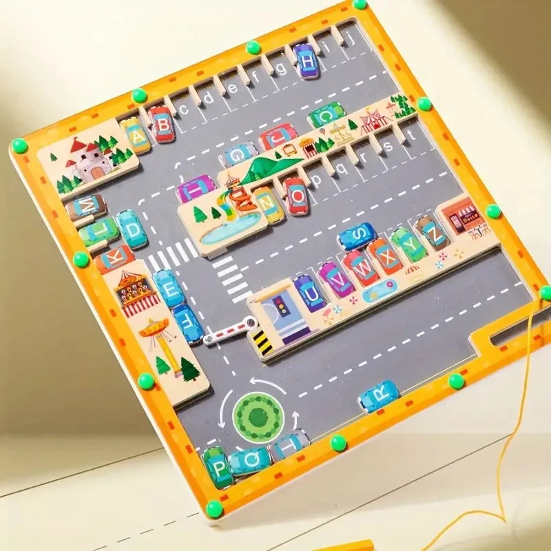 ELMAS Magnetic Alphabet Puzzle for Toddler Learning - Al Masam Stationery LLC