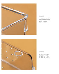 ELMAS Clear Acrylic Makeup Layered Storage Box for Desk - Al Masam Stationery LLC