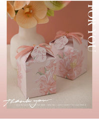 ELMAS Gift Boxes Wedding Favors Gardenia Flower Box