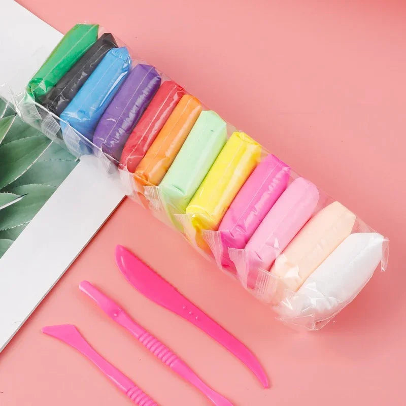 ELMAS 36 Color Air Dry Clay Set with Tools for Kids - Al Masam Stationery LLC