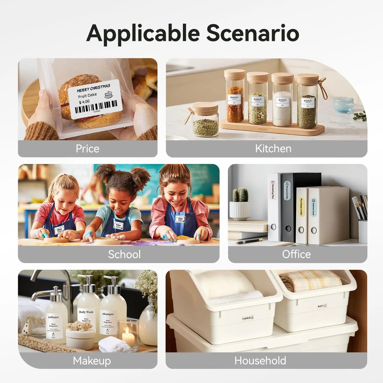 ELMAS Wireless Mini Thermal Label Printer for Home & DIY - Al Masam Stationery LLC