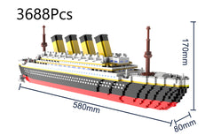ELMAS Titanic Building Block Puzzle Toy for Kids - Al Masam Stationery LLC