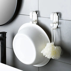 ELMAS Double Layer Wall Hanging Washbasin Hook Rack - Al Masam Stationery LLC