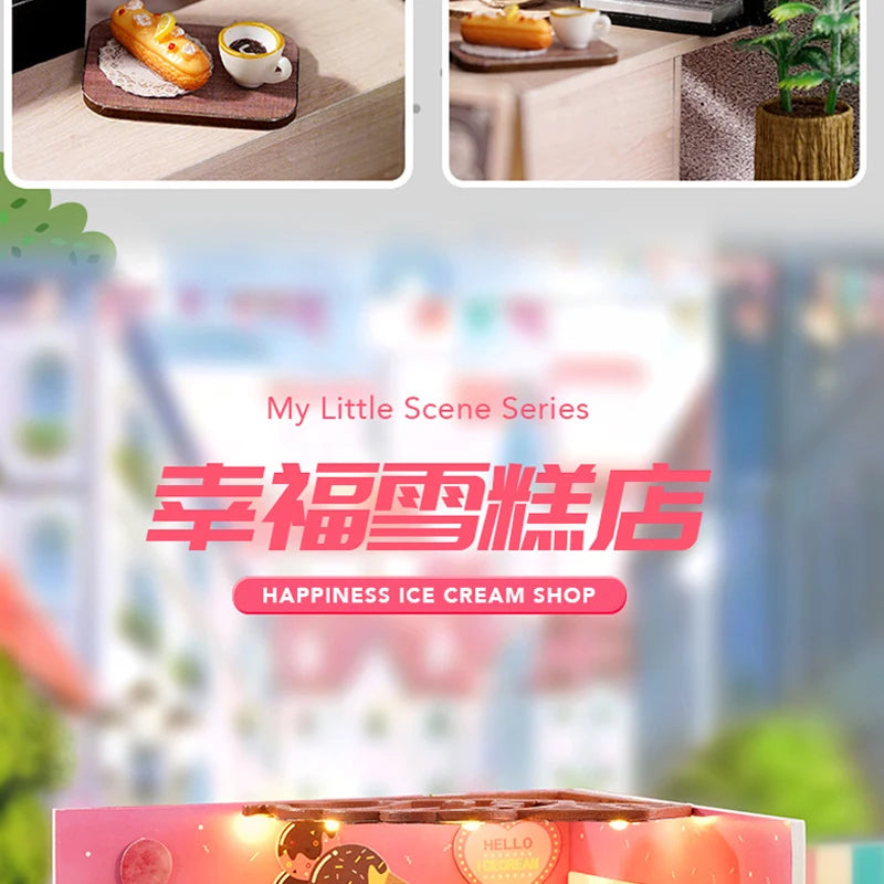 ELMAS Enchanted Dollhouse Kit with LED Lights & Furniture - Al Masam Stationery LLC