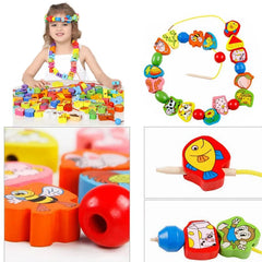 ELMAS Wooden Montessori 4-in-1 Fishing Game Toy Set - Al Masam Stationery LLC