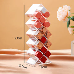 ELMAS 16 Grids Lipstick Storage Box Makeup Organizer - Al Masam Stationery LLC