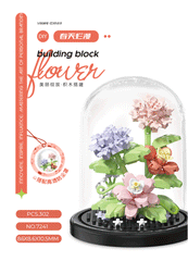 ELMAS Creative Flower Bouquet Building Block Set