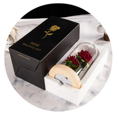 ELMAS Elegant LED Galaxy Rose Trio - Perfect Gift!