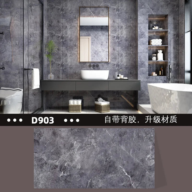 ELMAS 10pcs Waterproof Marble Floor Stickers Decor - Al Masam Stationery LLC