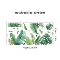 ELMAS Tropical Plant Wall Decals for Stylish Spaces