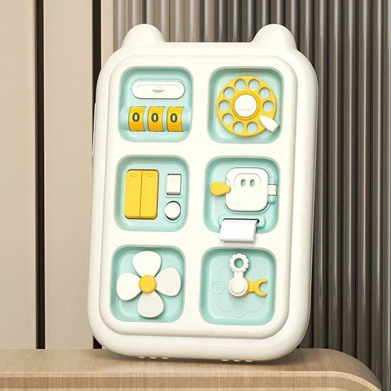 ELMAS - New 6 in 1 Montessori Sensory Busy Board - Al Masam Stationery LLC