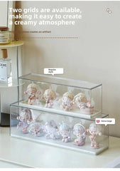 ELMAS Acrylic Storage Box Dustproof Cabinet for Home Goods