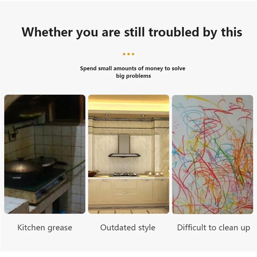 ELMAS 10pcs Waterproof Marble Floor Stickers Decor - Al Masam Stationery LLC