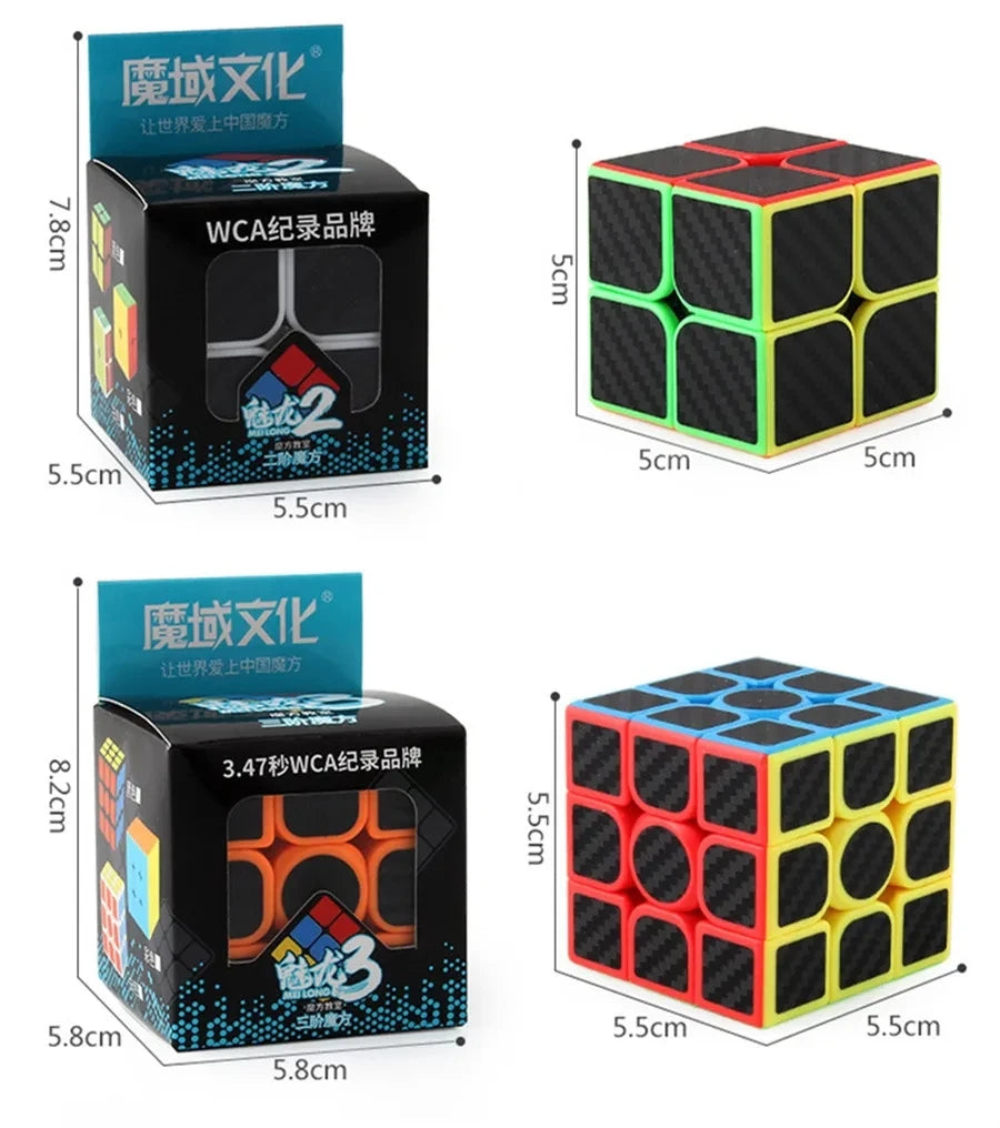 ELMAS Versatile Carbon Fiber Puzzle Cube Set for All Ages - Al Masam Stationery LLC