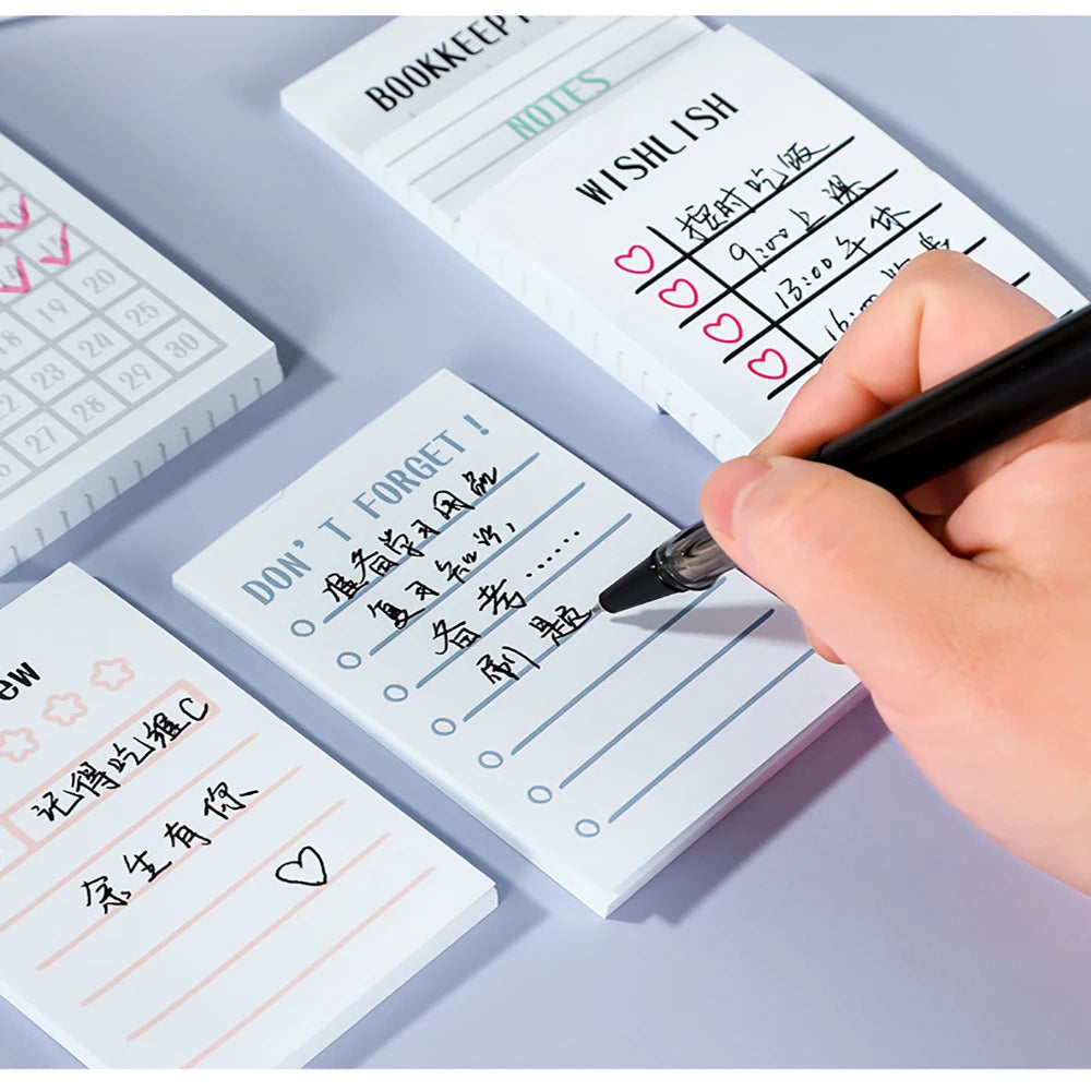 ELMAS 50Sheets Planner Memo Pad for Study & Work - Al Masam Stationery LLC