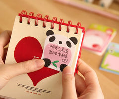 1Pcs 20Sheets Sticker Cute Kawaii Animal Sticky Notes Notepad Self Adhesive Memo Pads Bookmark Office School Supply Stationery