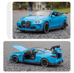 ELMAS 1:32 BMW M4 Supercar Alloy Car Model Toy Gift - Al Masam Stationery LLC