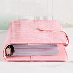 ELMAS 2024 A6 Budget Planner 6 Hole Wallet Organizer