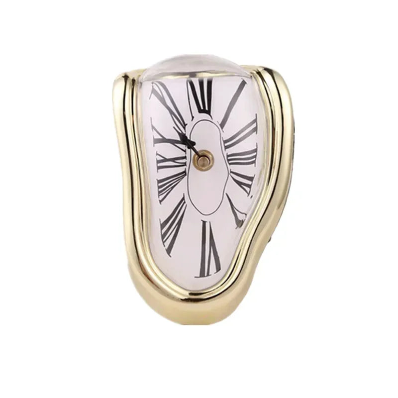 ELMAS Surreal Melting Wall Clock - Dali Inspired Decor - Al Masam Stationery LLC