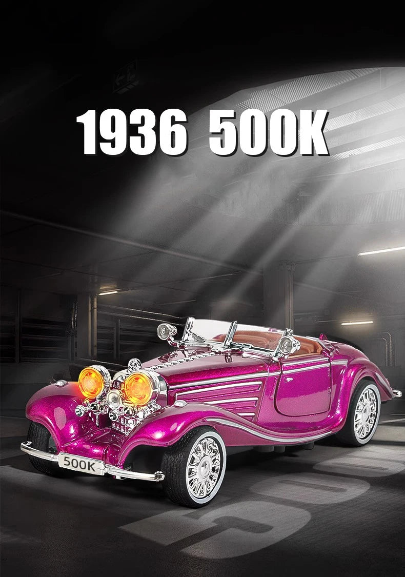 ELMAS 1:32 Mercedes Benz 500K 1936 Diecast Model Car - Al Masam Stationery LLC