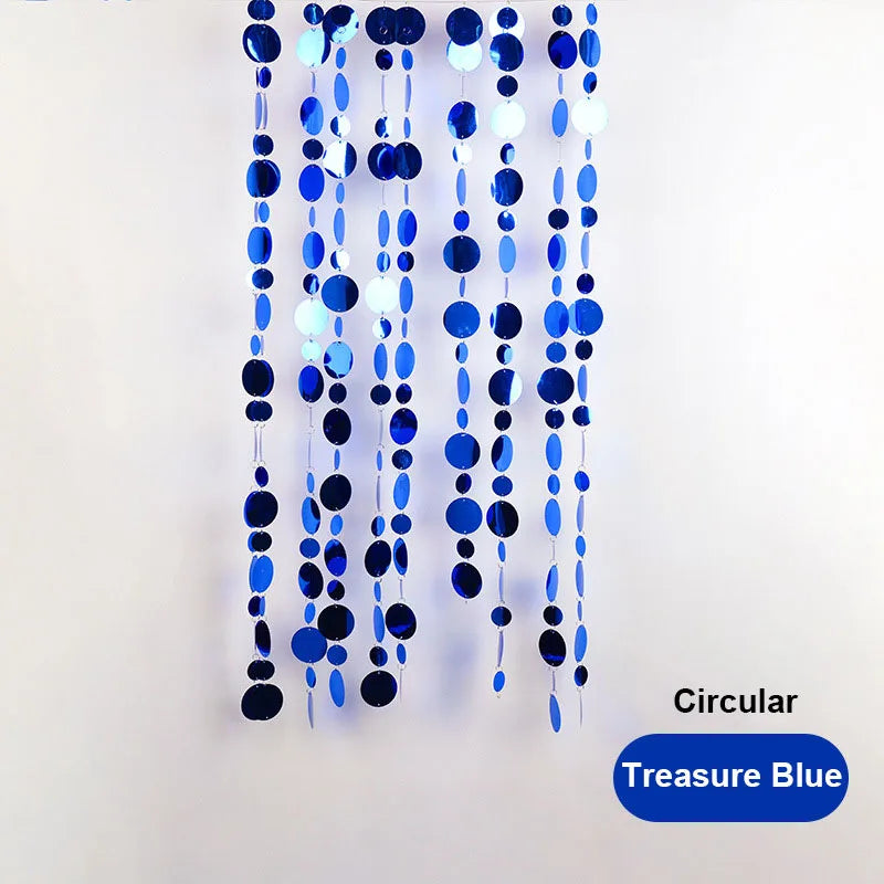 ELMAS Gold Sequins Party Glitter Curtain Backdrop 50/100 Pcs - Al Masam Stationery LLC