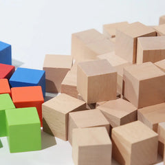 ELMAS Colorful Wooden Building Blocks for Kids