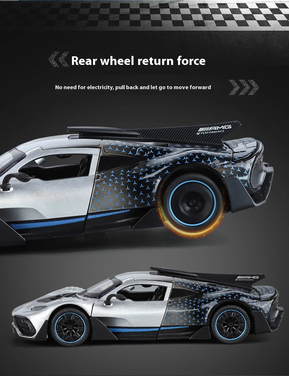 ELMAS 1:32 Mercedes Benz AMG ONE Die Cast Model Car - Al Masam Stationery LLC