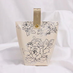 ELMAS Upscale Gilded Wedding Favor Candy Box Gift Bag - Al Masam Stationery LLC