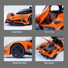 ELMAS 1:32 Scale Apollo EVO Alloy Toy Model with Lights - Al Masam Stationery LLC
