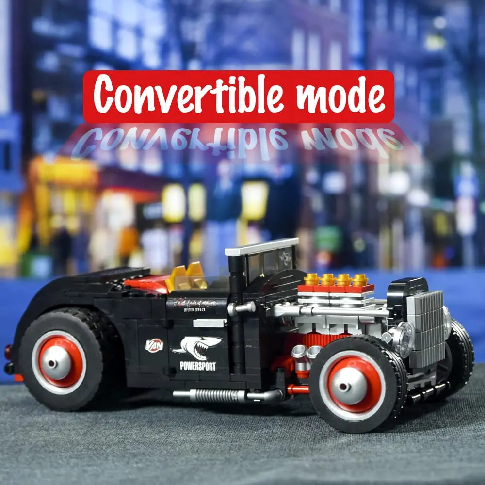 ELMAS Classic Convertible Car Building Block Set for Kids - Al Masam Stationery LLC