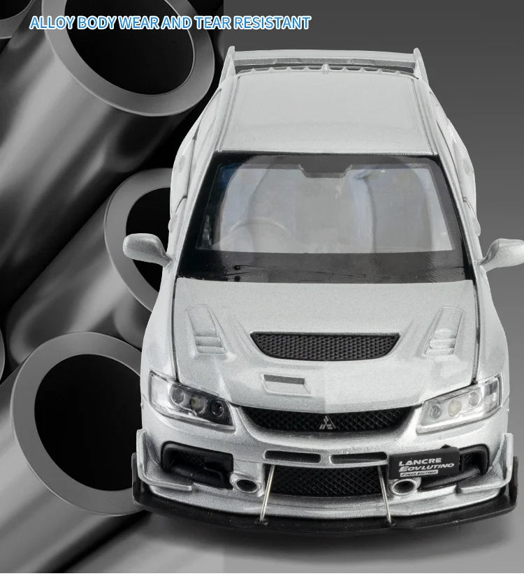 ELMAS 1:32 Lancer Evolution Metal Diecast Car Model - Al Masam Stationery LLC