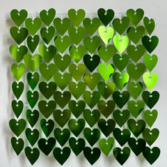 ELMAS Heart-Shaped Glitter Sequins Wall Panels 6/12/24Pc - Al Masam Stationery LLC