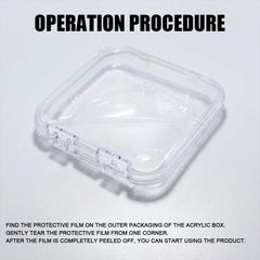 ELMAS Acrylic Nail Art Storage Box Set with Lid Sealed - Al Masam Stationery LLC