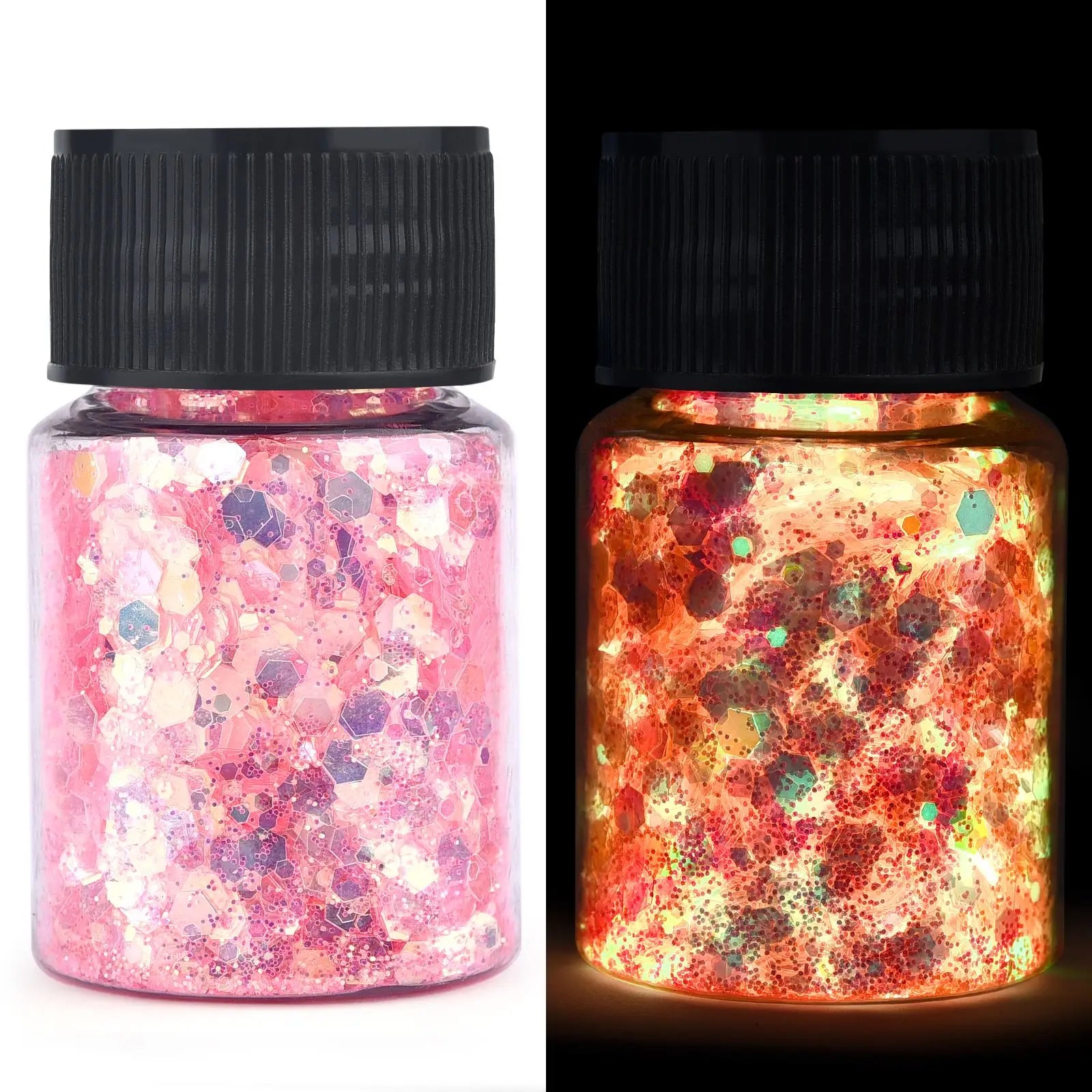 ELMAS Glow-in-the-Dark Glittering Hexagon Resin Pigment - Al Masam Stationery LLC