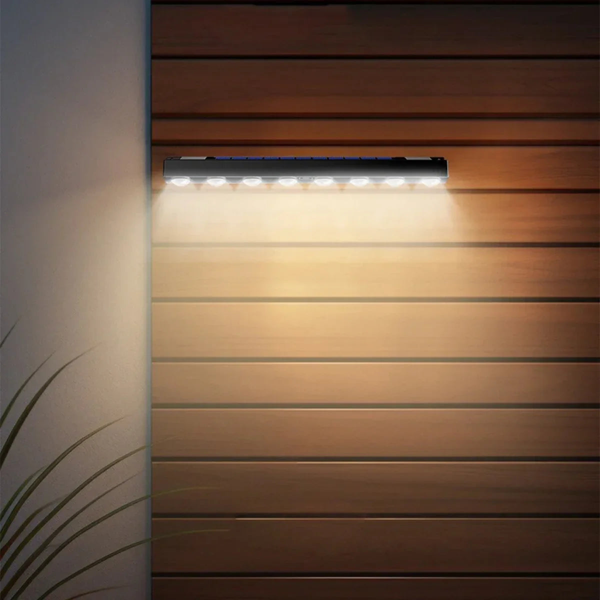 ELMAS Solar LED Wall Light for Outdoor Ambiance - Al Masam Stationery LLC