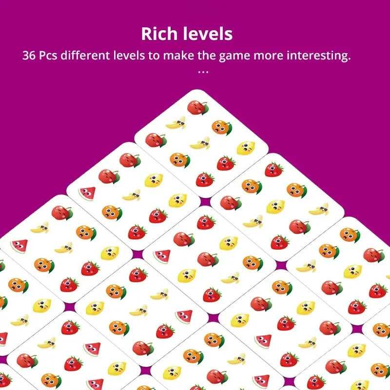 ELMAS Kids Educational Fruit Master Color Matching Game - Al Masam Stationery LLC