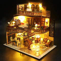 ELMAS Creative LED Dollhouse Kit - 3D Puzzle Adventure