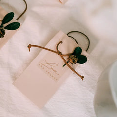 ELMAS Elegant Square Gift Bags With Artificial Flower - Al Masam Stationery LLC