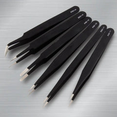 Elbow Straight Head Pointed Tweezers Model Making Tool Multi-Functional Tweezers Models Diorama Kit Hobby Toys Hobbies