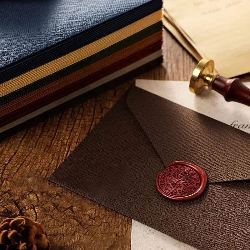 ELMAS 10pcs Window Envelopes for DIY Gift Packaging - Al Masam Stationery LLC