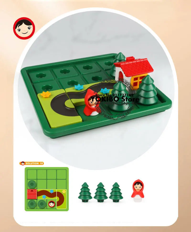 ELMAS Little Red Riding Hood IQ Training Puzzle Game - Al Masam Stationery LLC