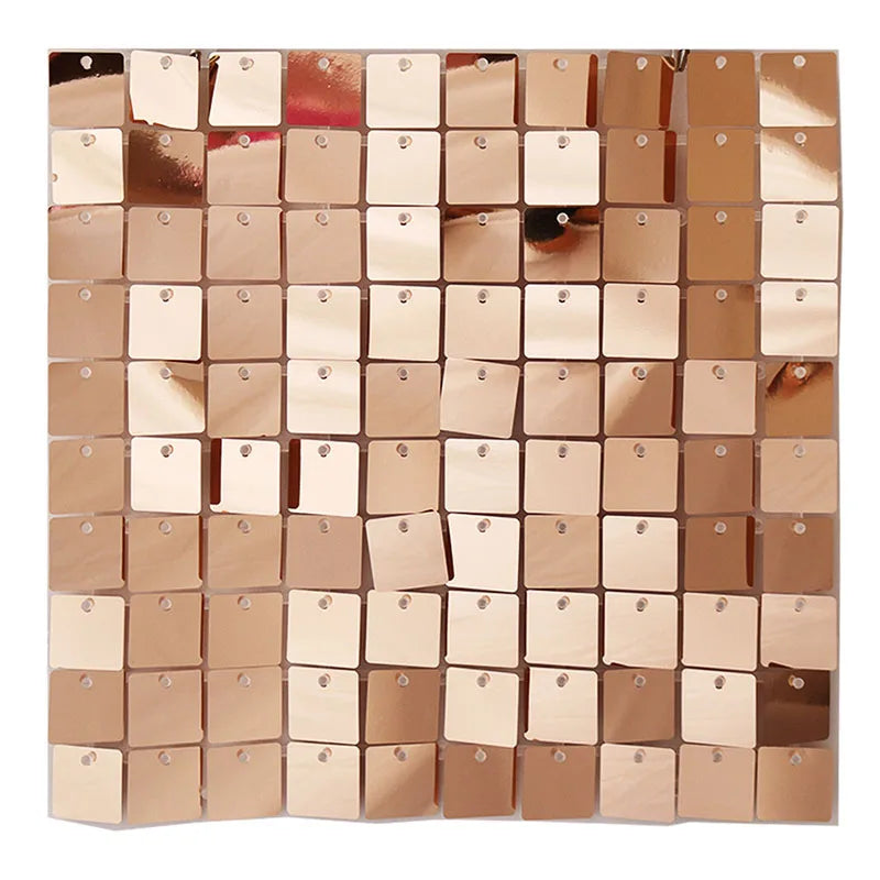 ELMAS Gold Square Glitter Sequins Wall Panels 120*180cm - Al Masam Stationery LLC