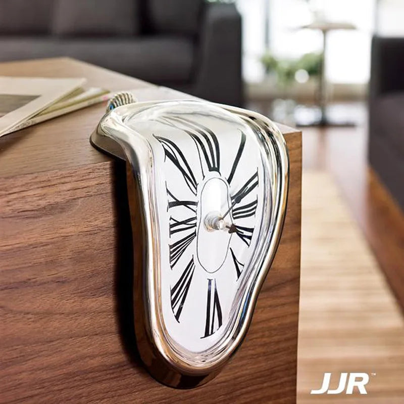 ELMAS Surreal Melting Wall Clock - Dali Inspired Decor - Al Masam Stationery LLC