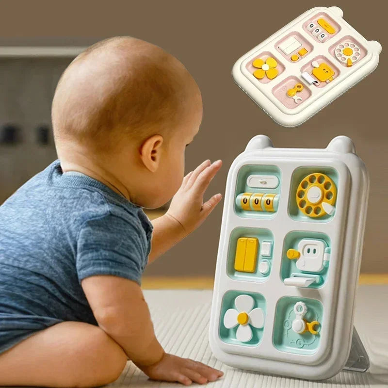 ELMAS - New 6 in 1 Montessori Sensory Busy Board - Al Masam Stationery LLC